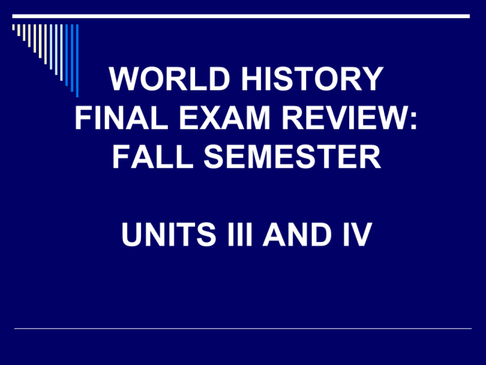 Us history semester 1 final exam