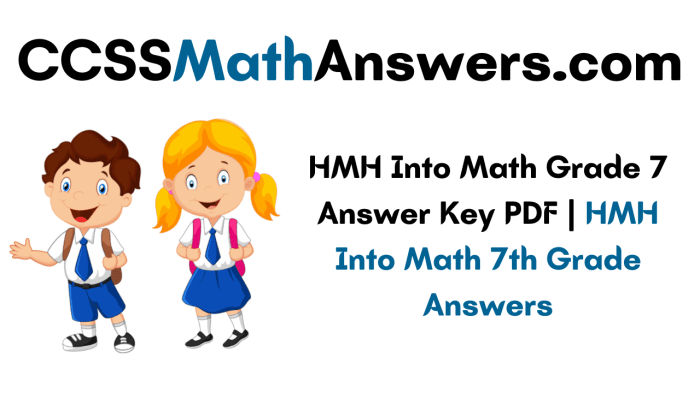 Hmh into math grade 7 answer key