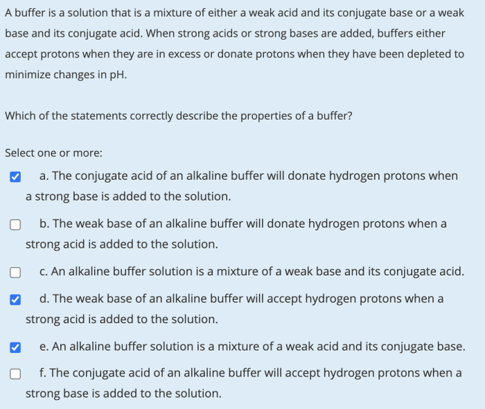 Statements following which apply select regarding buffer capacity true system question